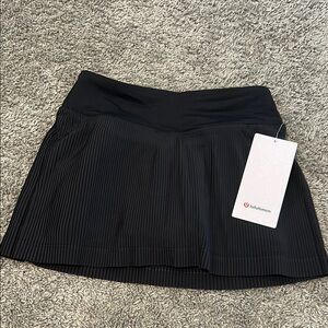 Lululemon Black Skirt- “Pleat to Street Skirt” - brand new with tags